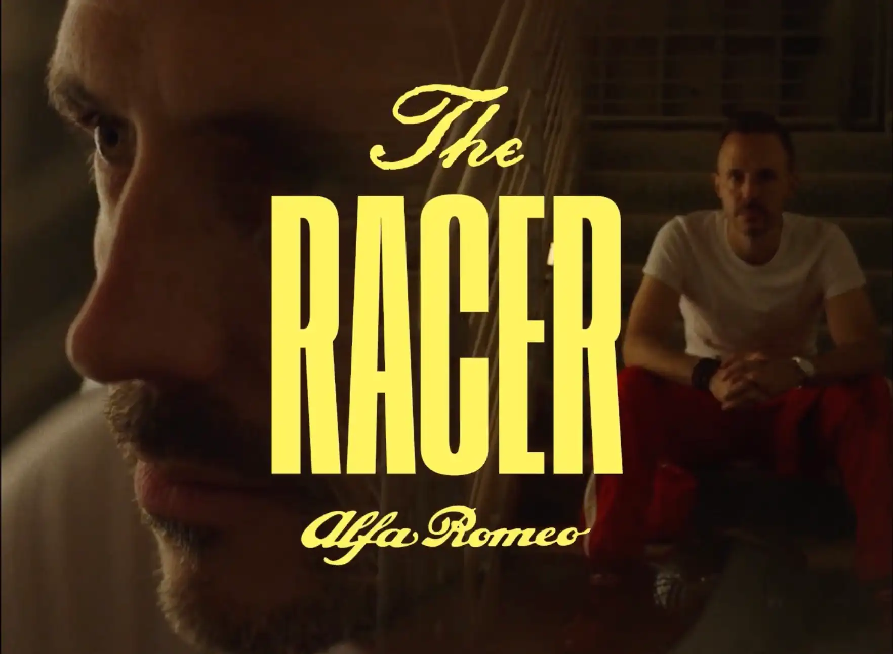 The Racer campaign film poster for Alfa Romeo Middle East